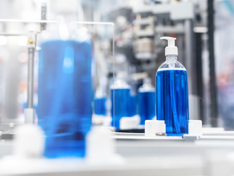 Fábrica de produtos de beleza operações