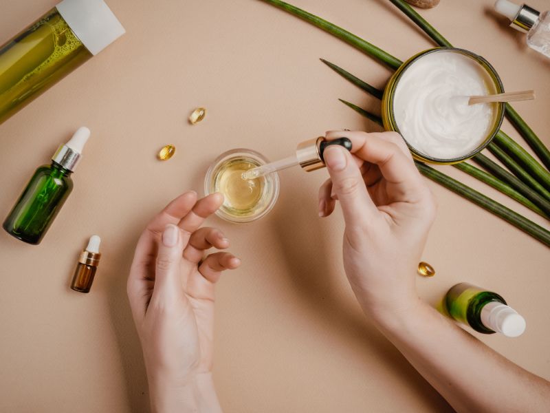 como criar cosméticos para vender - produção