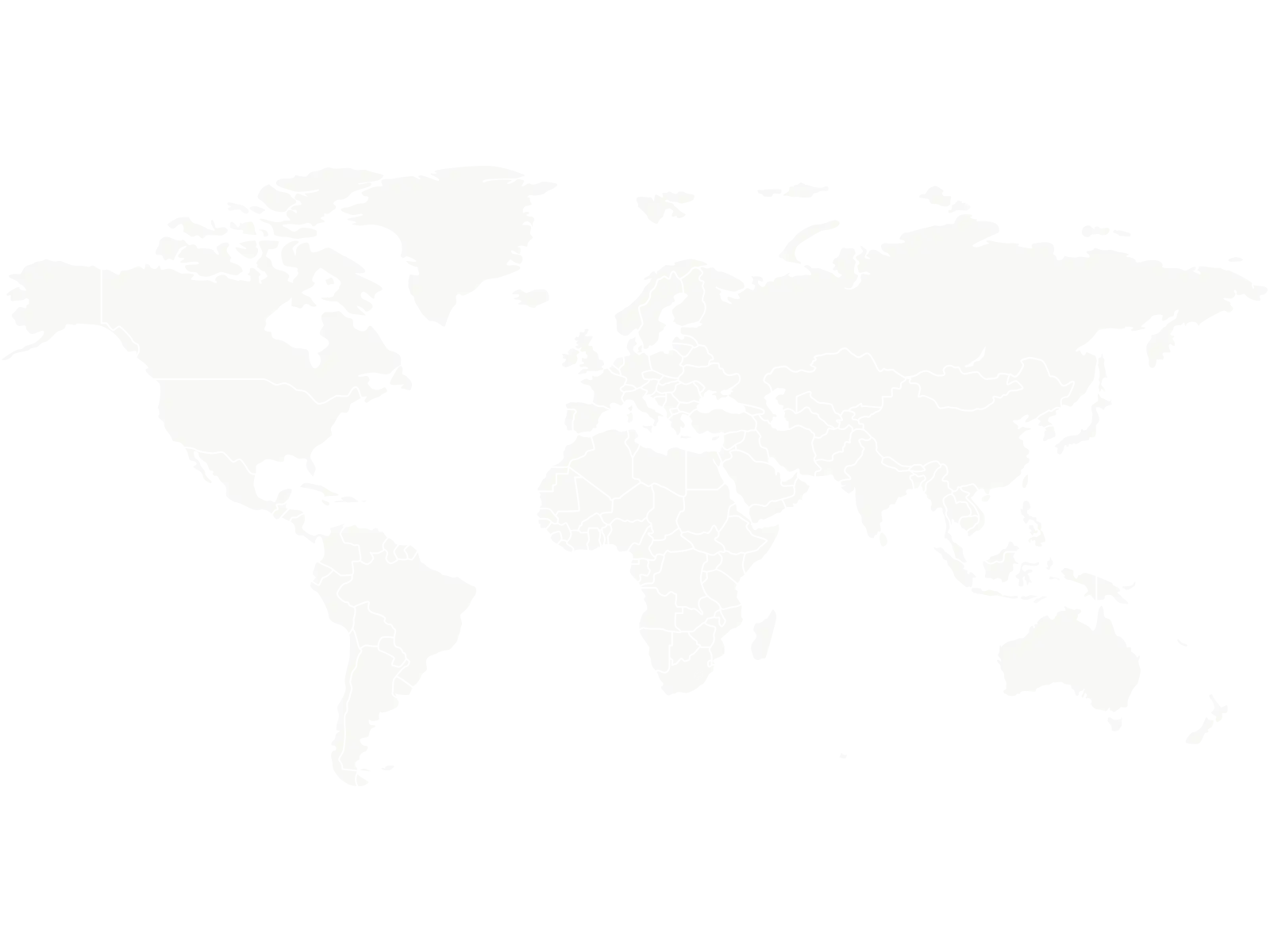 Mapa de atuação global Cosmefar